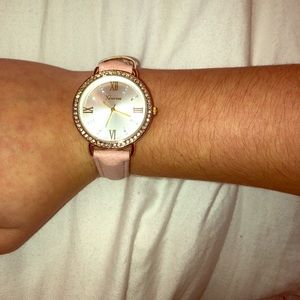 Pink Self-Adjustable Watch